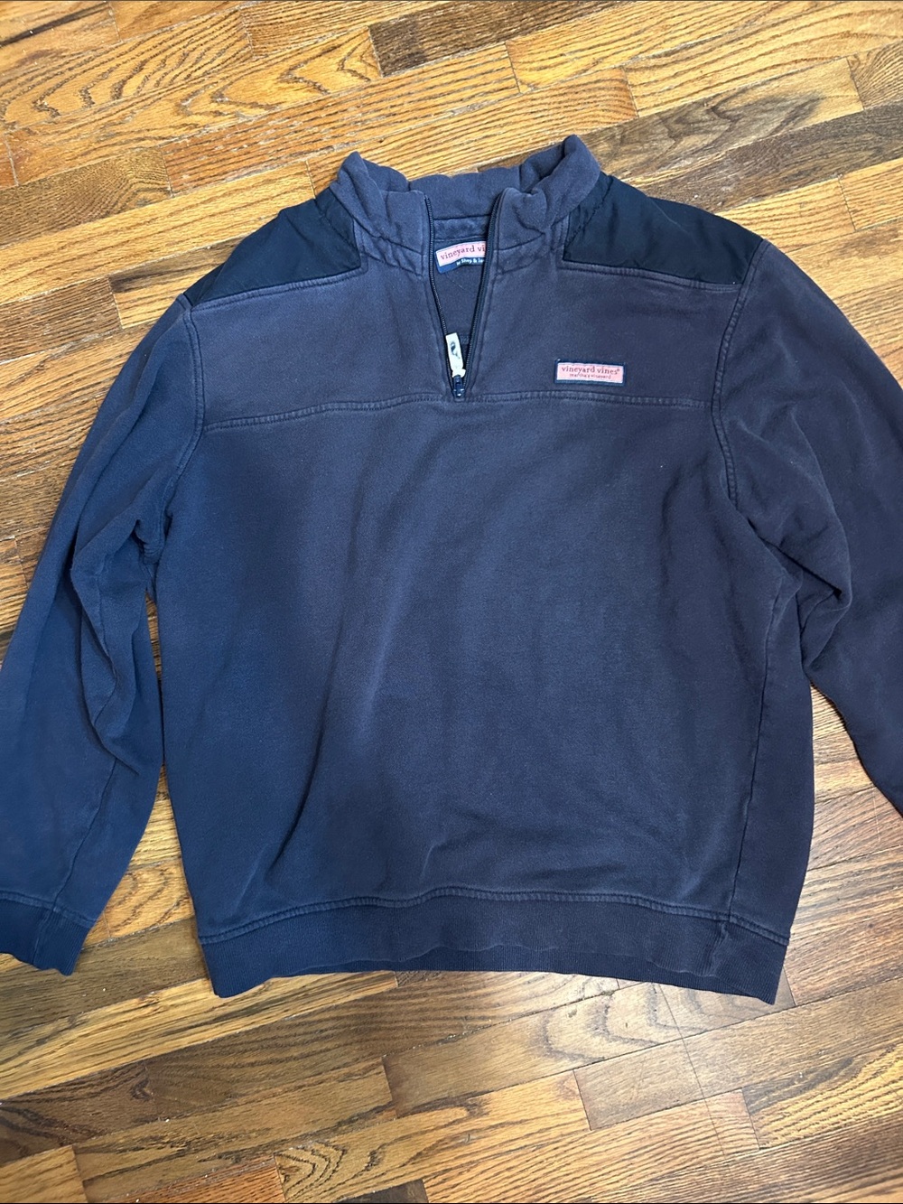 Vineyard Vines Dark Navy Quarter-Zip Pullover